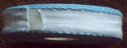 Kék szélű aidaszalag-3cm