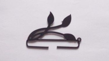 fekete leveles - 11 cm-es RICO